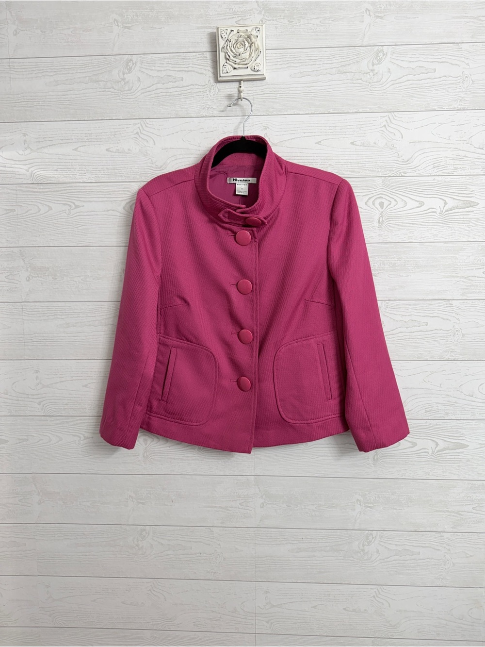 Nygard Collection Women's Pink Button-Front Jacket. Size 12P